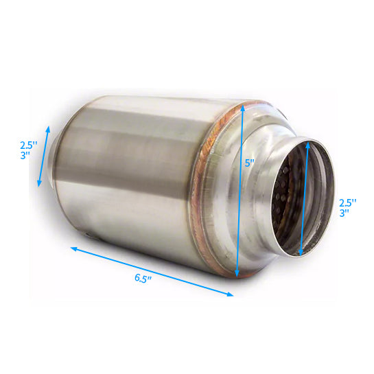 L Performance Muffler Shiny Surface
