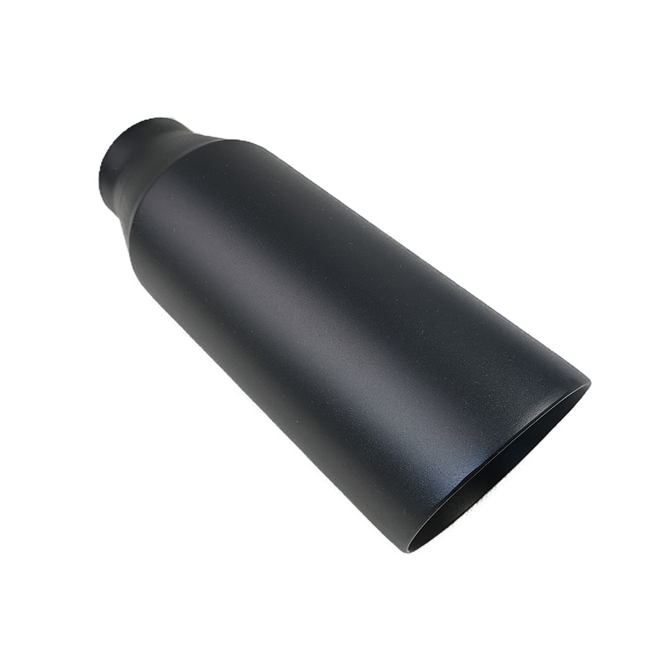RCCT 2.5Inch Double Wall Disel Black Paint Exhaust Tip/ 2 Pcs