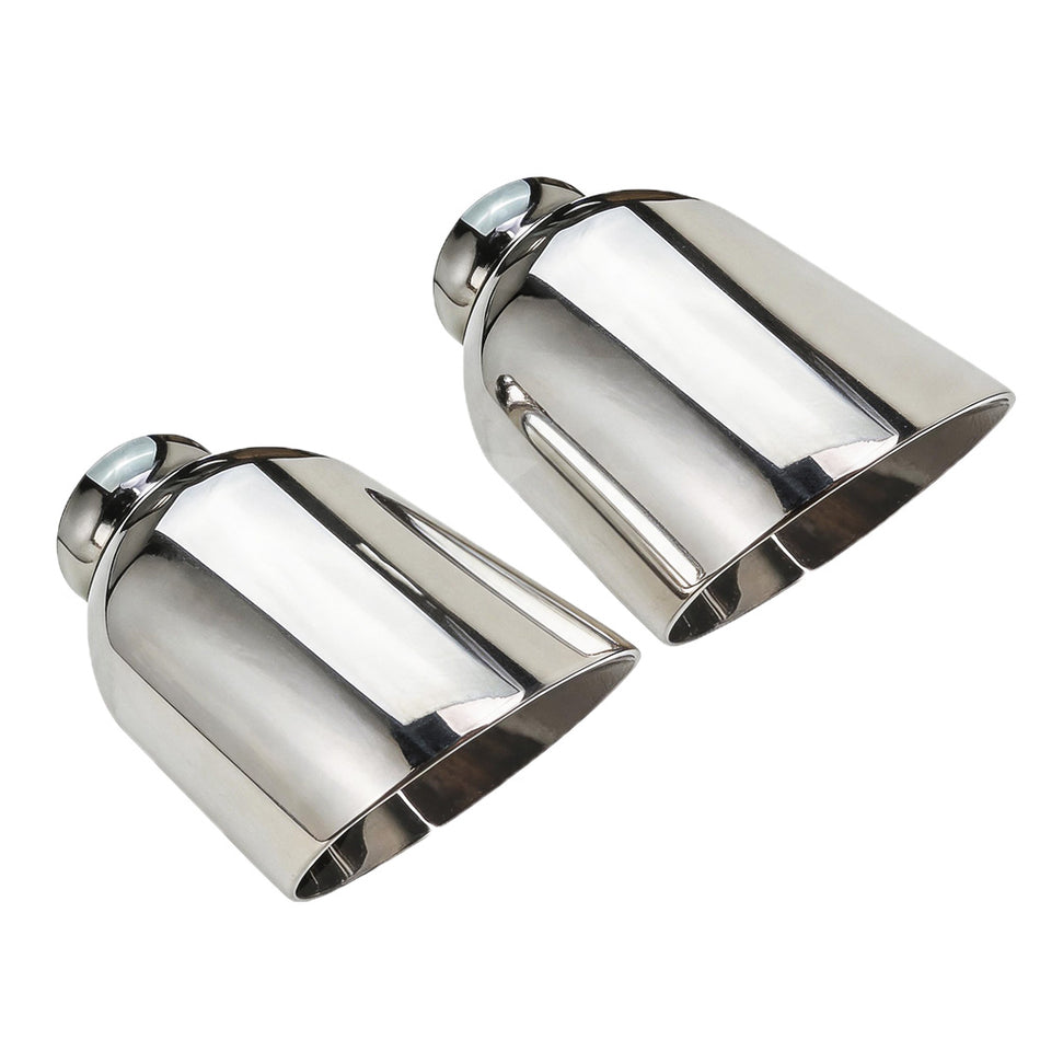 RCCT 3" Inlet Exhaust Tip – Fits 2015+Dodge Charger/SRT 5.7L 6.4L 6.2L (2pcs)