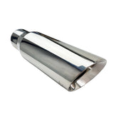 RCCT 4'' Outlet Double Wall Exhaust Tip 2PCS | Fits Pickup Truck,Length 12 inch