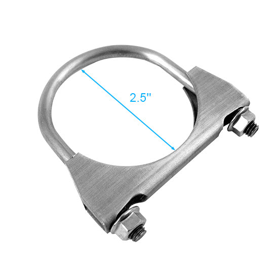 RCCT U-Bolt Clamps – Stainless Steel Exhaust & Muffler Clamps, 5 PCS