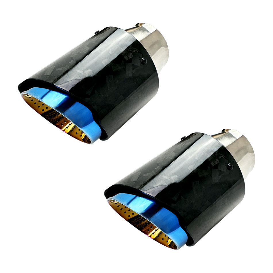 RCCT FORGED Carbon Fiber Exhaust Tip 2PCS– Single Exit