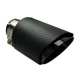 RCCT Carbon Fiber Exhaust Tip 2PCS– 6.7In Length, Single Exit