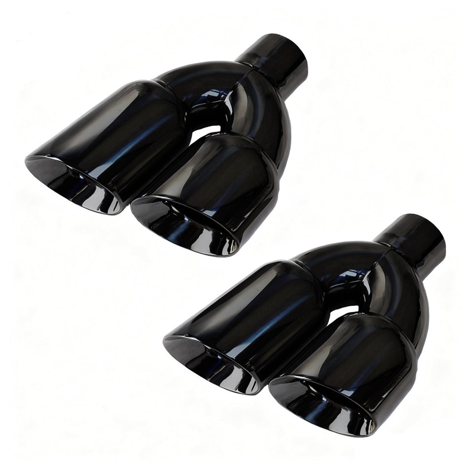 RCCT Dual Cut-Angle Exhaust Tip 2PCS– Side-Mount Pair