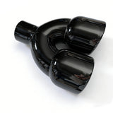 RCCT Dual Even Length Outlet Exhaust Tip 2PCS– Universal fit Double Wall