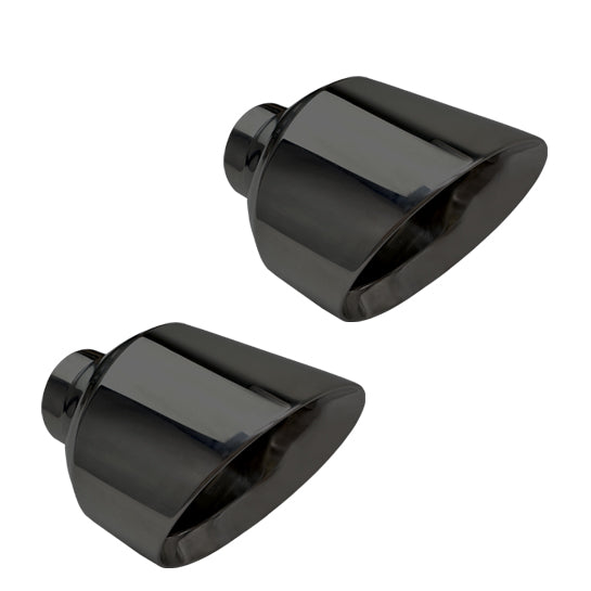 RCCT Black Chrome  Exhaust Tip –2PCS/ 5” Outlet, 6.5” Length