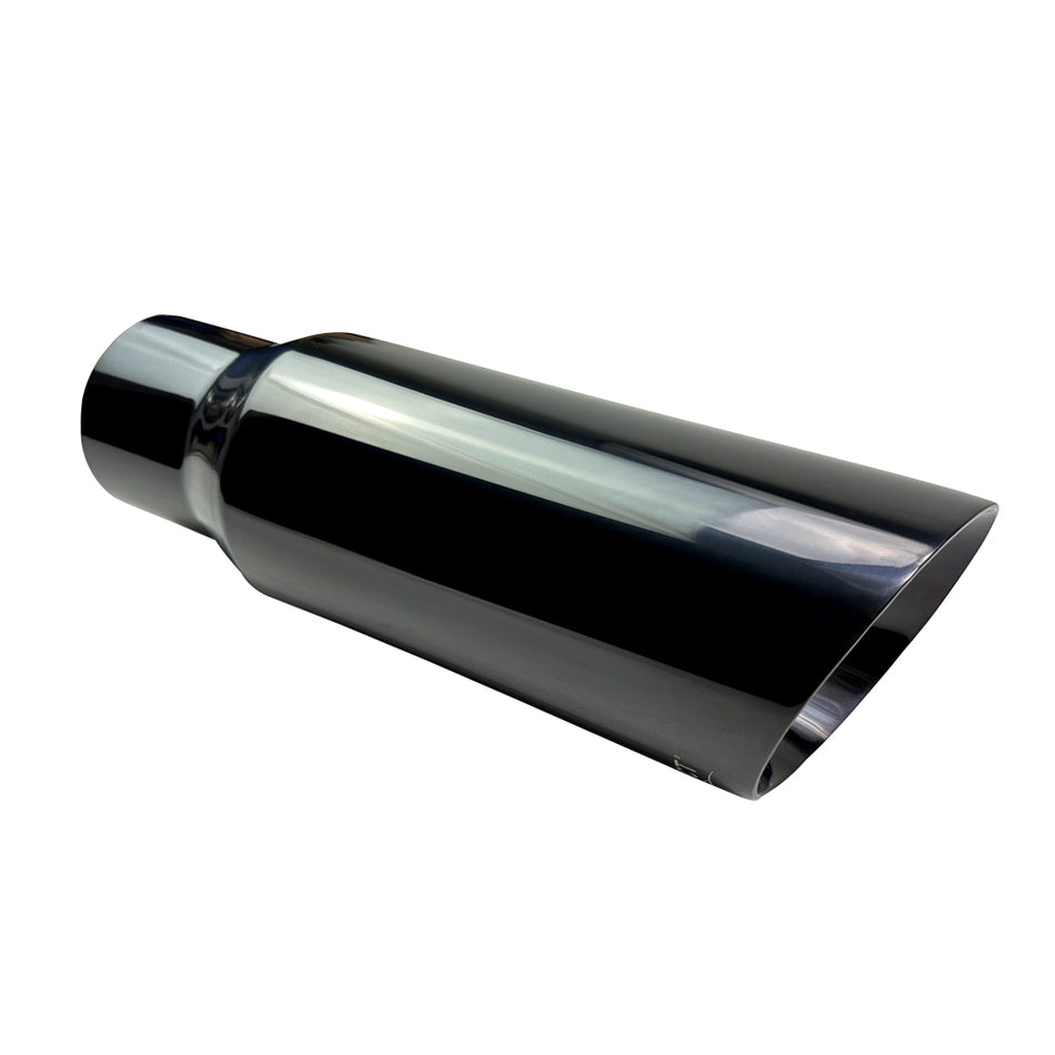 RCCT 4'' Outlet Double Wall Exhaust Tip 2PCS | Fits Pickup Truck,Length 12 inch