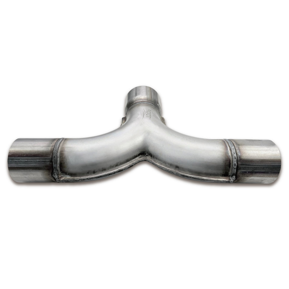 RCCT EXHAUST Y PIPE /T Pipe 2PCS - Stainless Steel for Custom Exhaust Systems